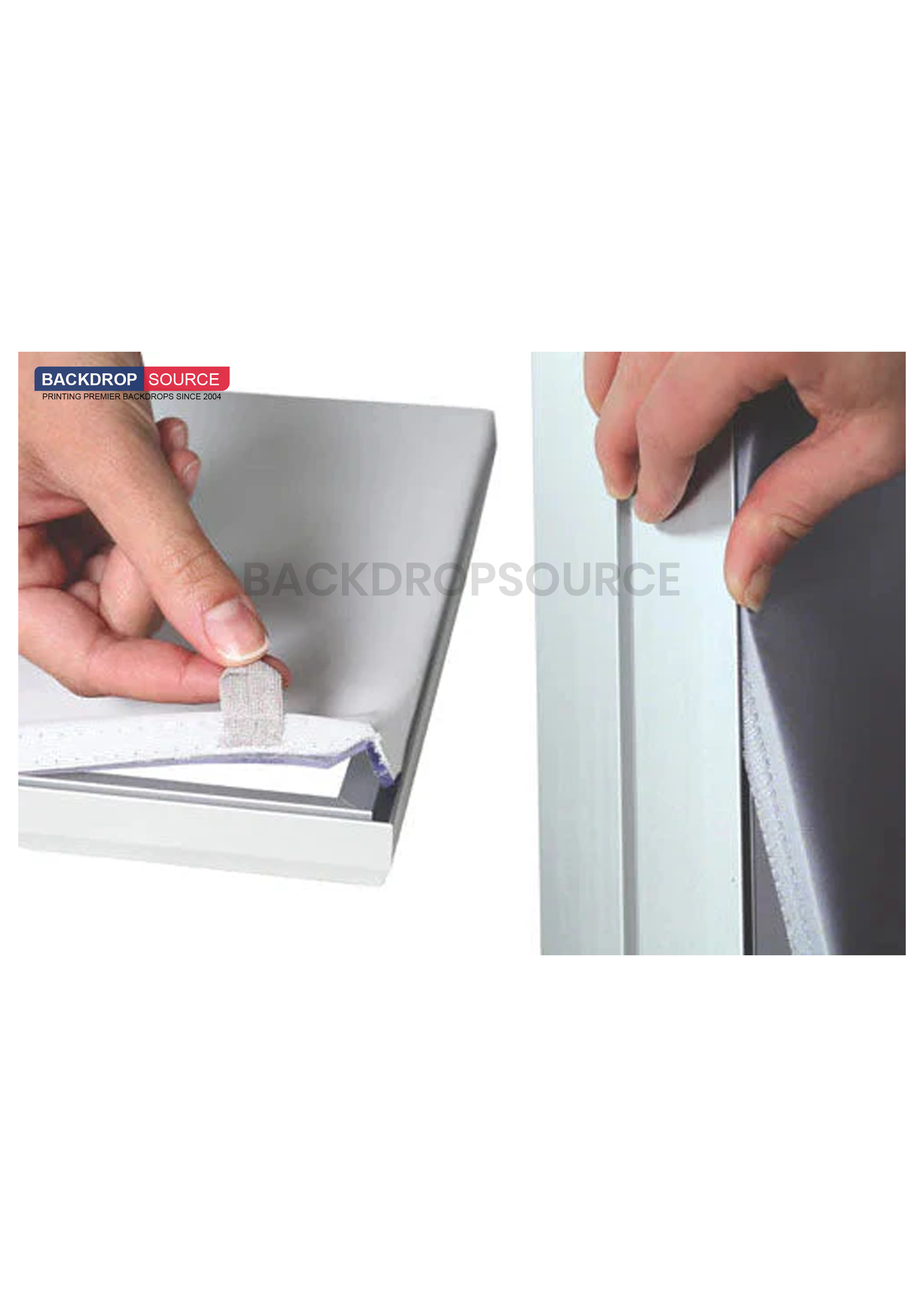 SEG Frameless Fabric LED Light Box Display - 2.4m W x 2.5m H
