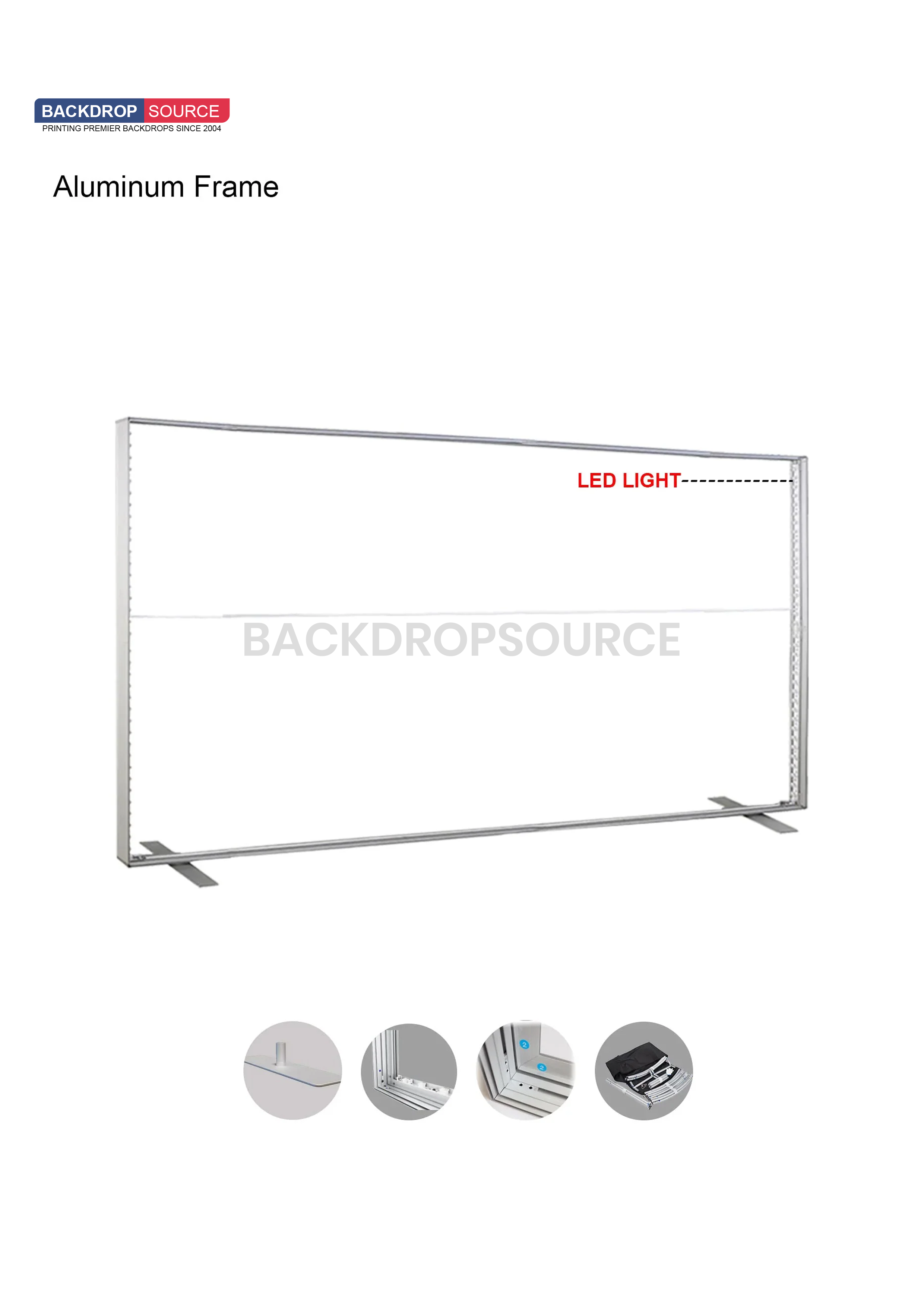 SEG Fabric Media Wall - 6m