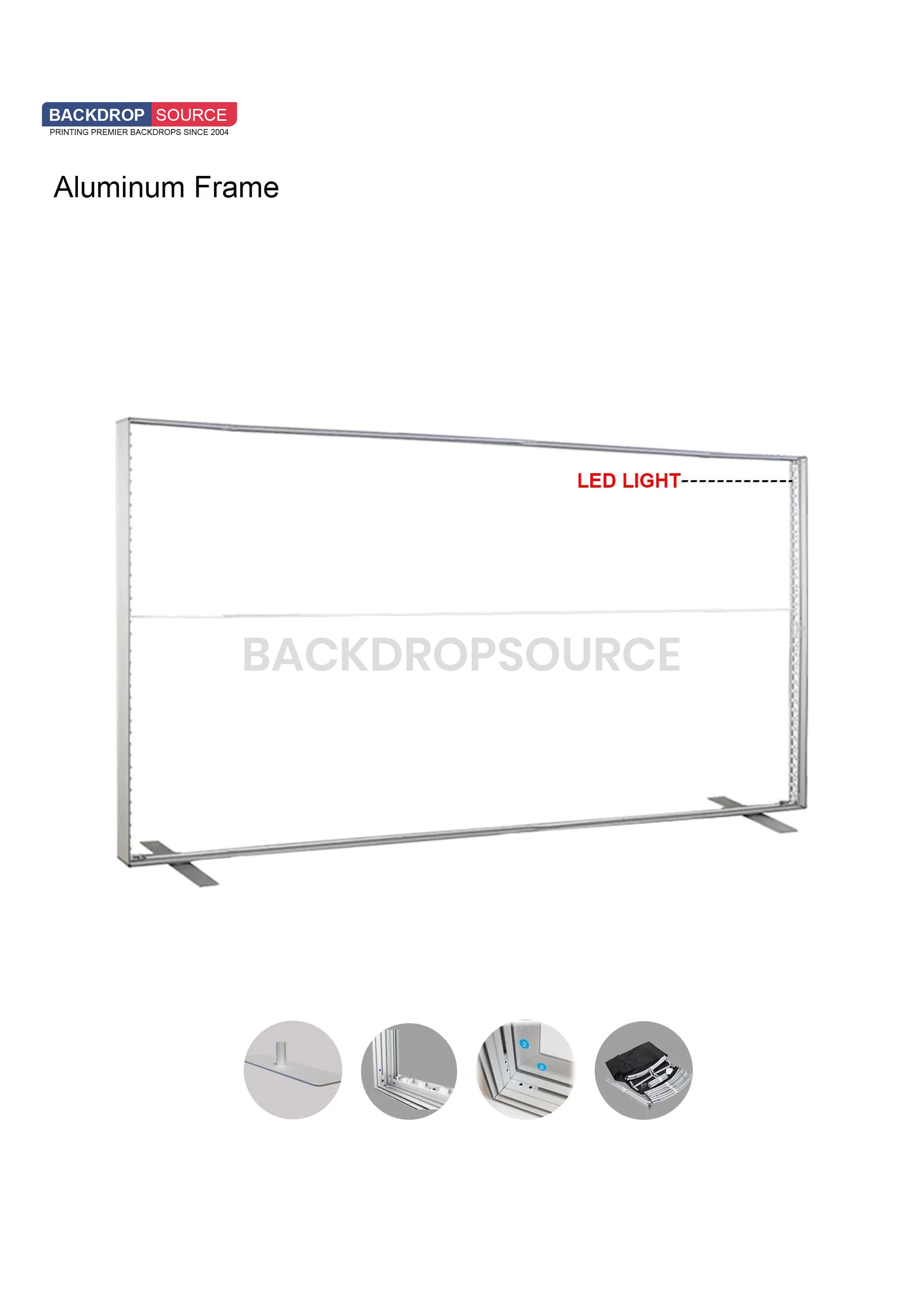 SEG Fabric Media Wall - 3m