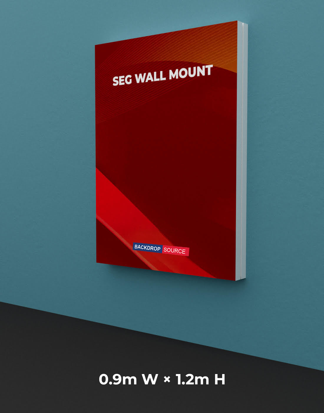 Wall-Mounted SEG Fabric display