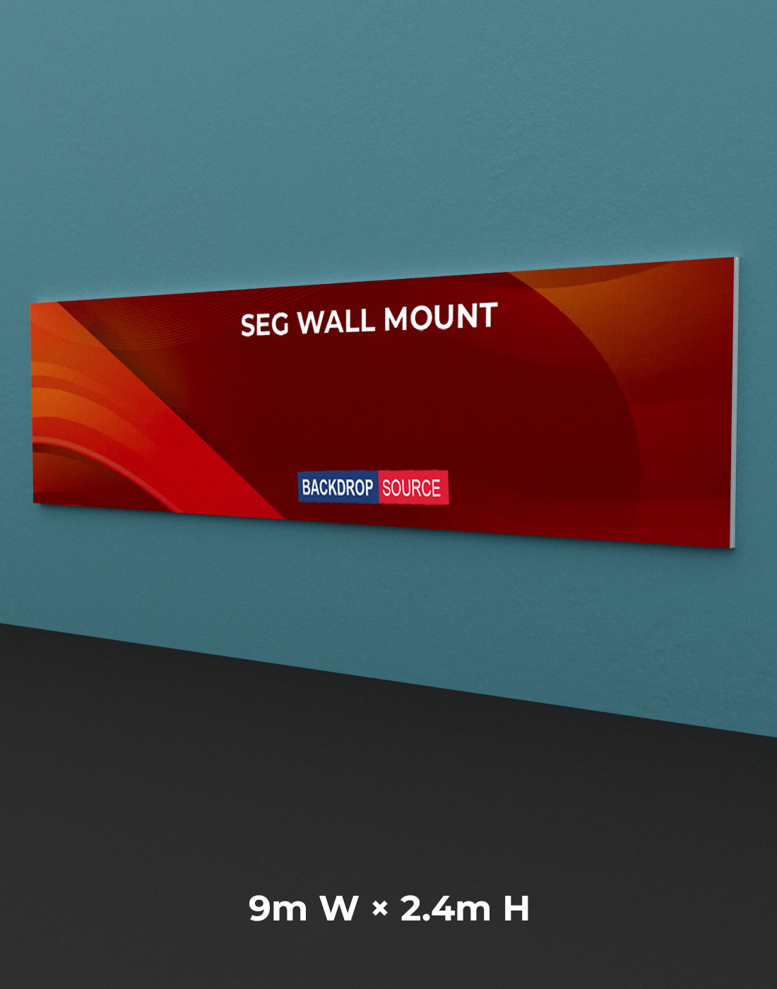 Wall-Mounted SEG Fabric display