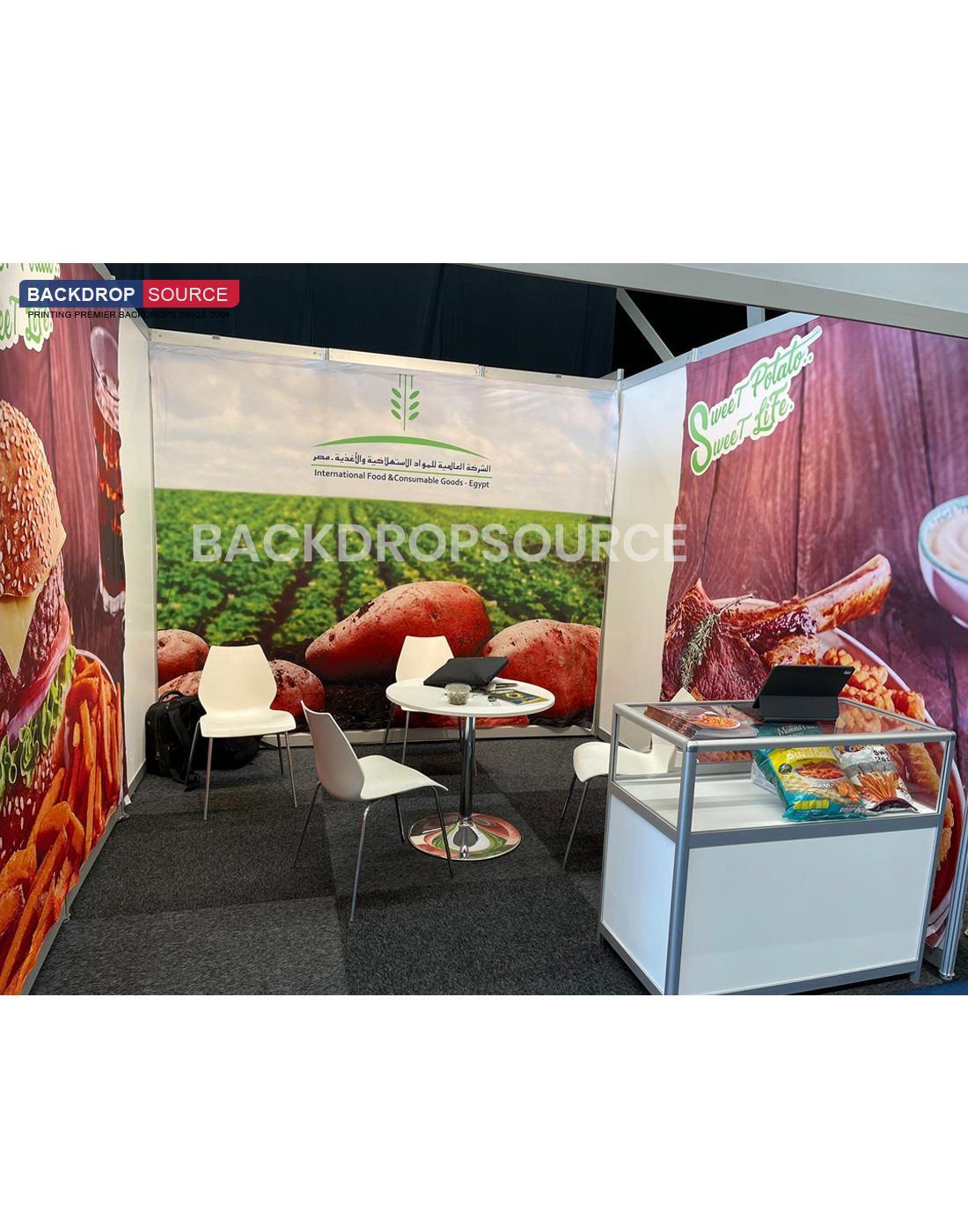 Shell scheme Exhibition Graphics ( Full Coverage Seamless).