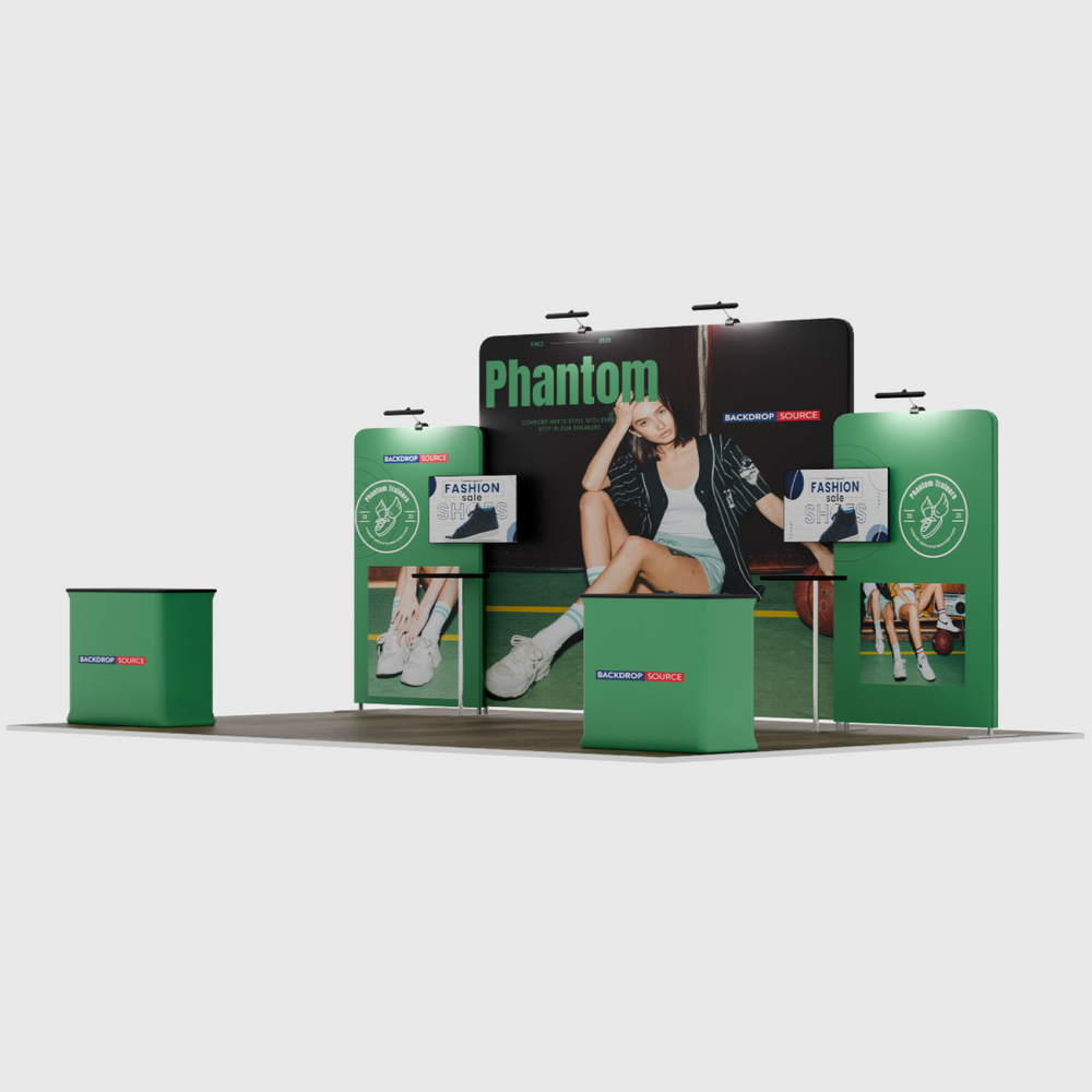 Portable Exhibit Display 6m x 3m - Model 5.