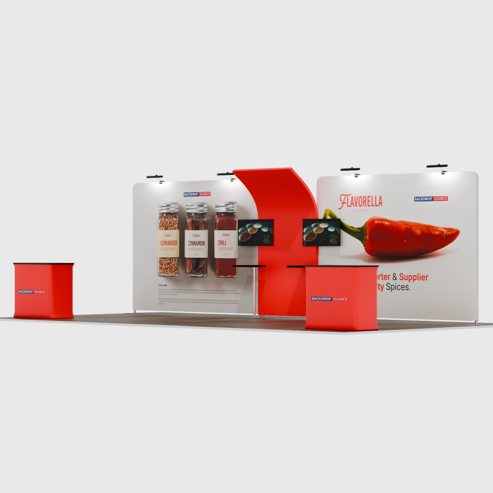 Portable Exhibit Display 6m x 3m - Model 13.