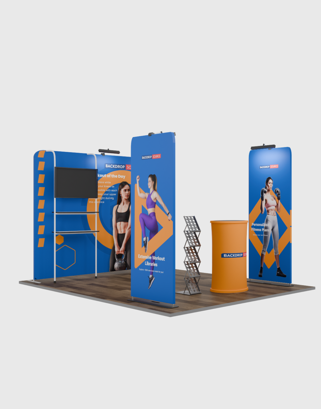 Premium Exhibition Kit for 3m Wide Booths