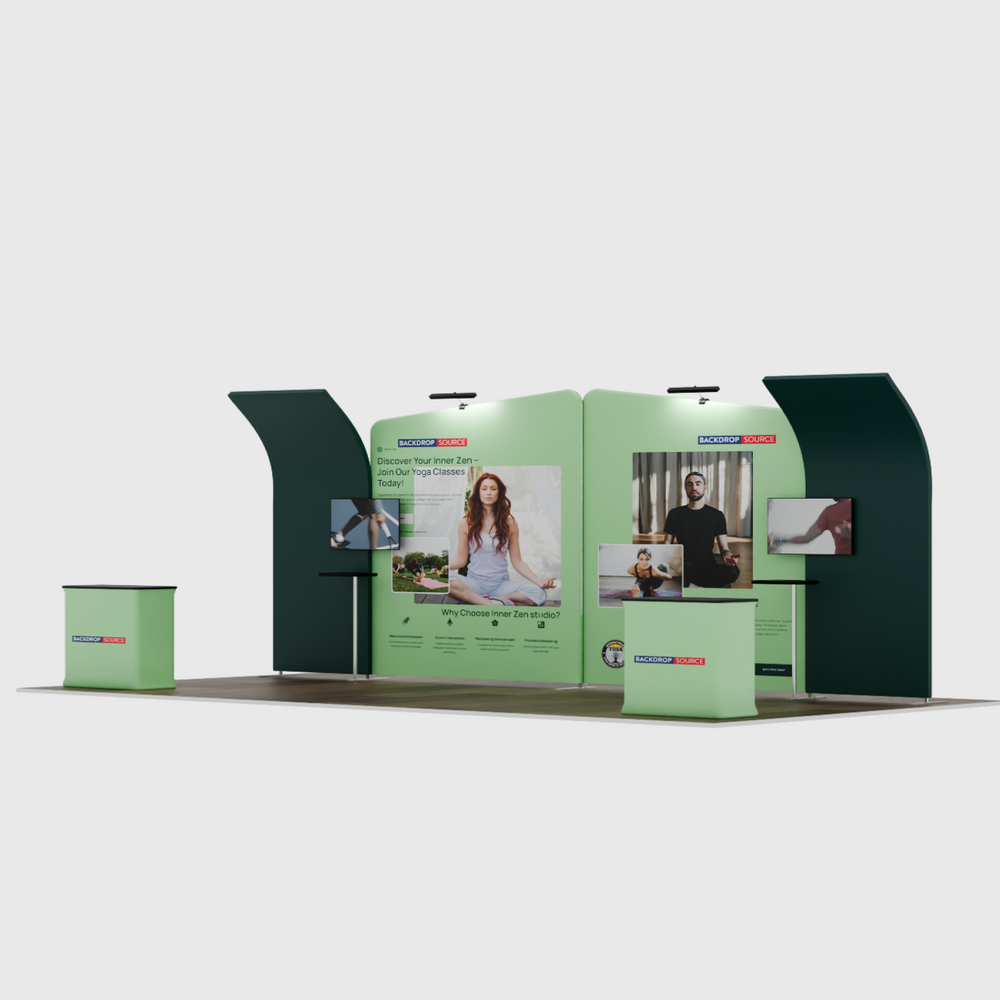 Portable Exhibit Display 6m x 3m - Model 3.