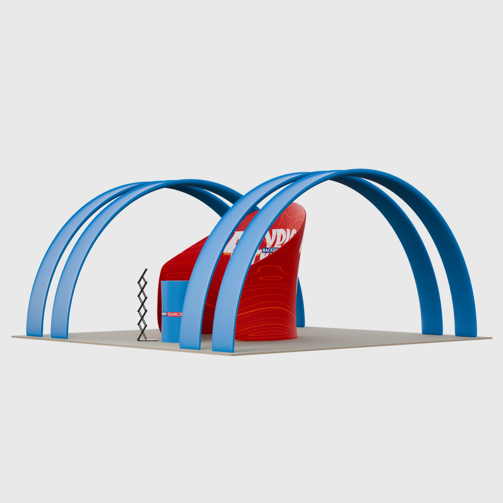 6m Meeting Pod with Round Arch Exhibition Kit.