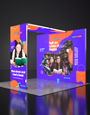 Foldable SEG Backlit Exhibition Display - Model 4