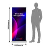 Silver Step Fabric Roll Up Banner