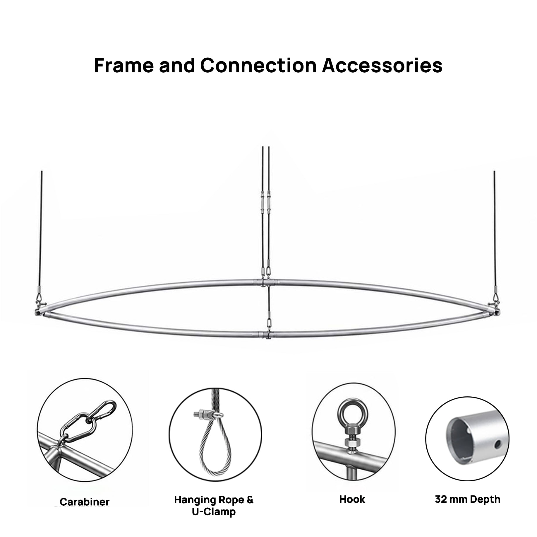 Sky Tube Ellipse Hanging Banner