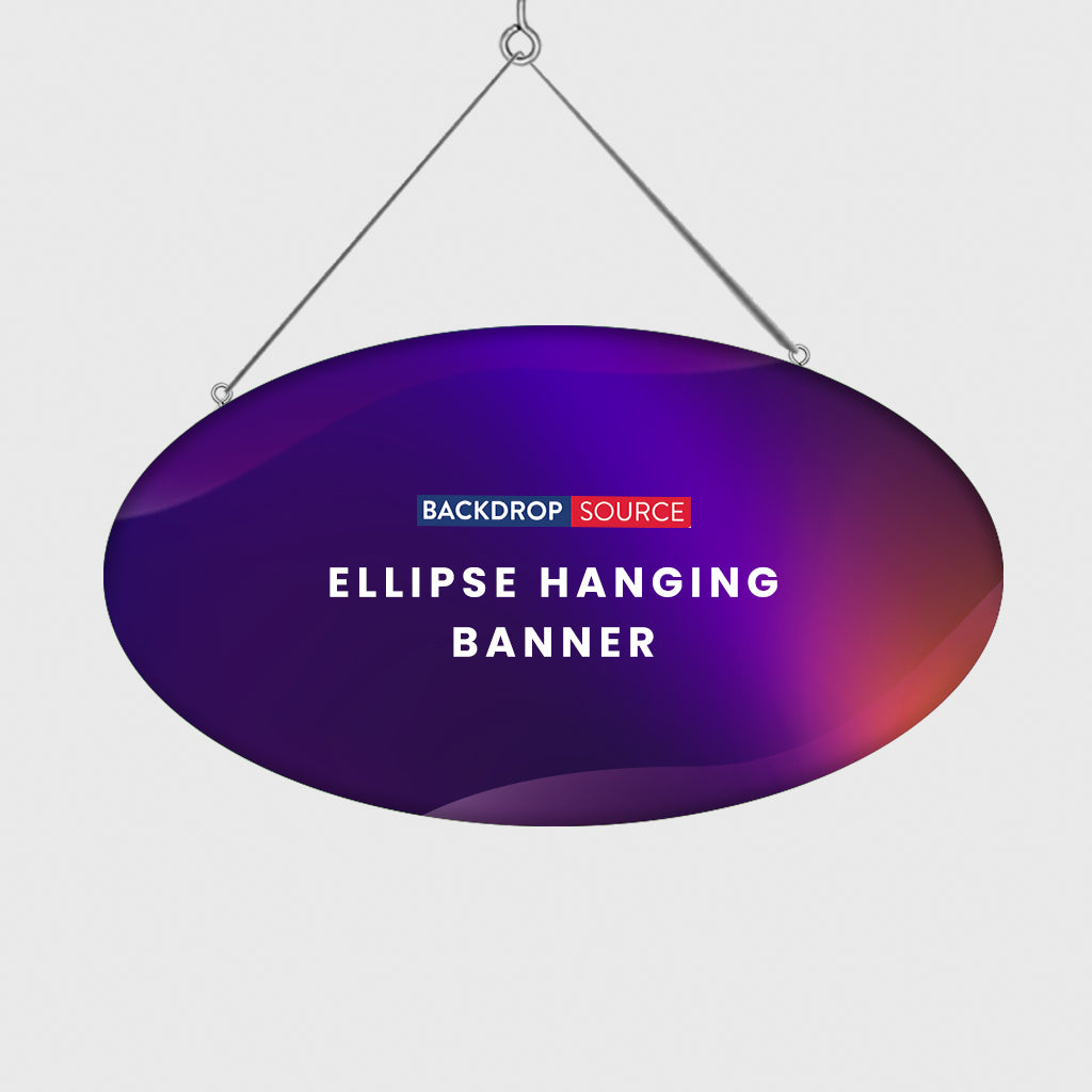 Sky Tube Ellipse Hanging Banner