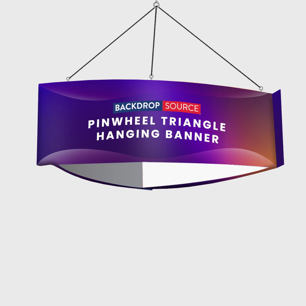 Sky Tube Pinwheel Triangle Hanging Banner