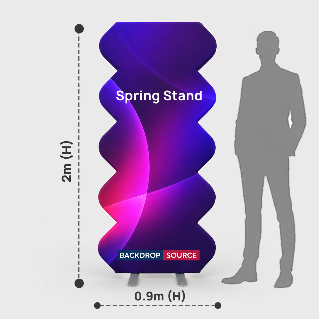 Spring Stand Fabric Backdrop for Events & Parties