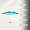 Square Market Umbrellas With Valances  – 3m x 3m