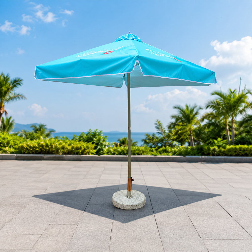 Square Patio Umbrella With Valances – 2m x 2m