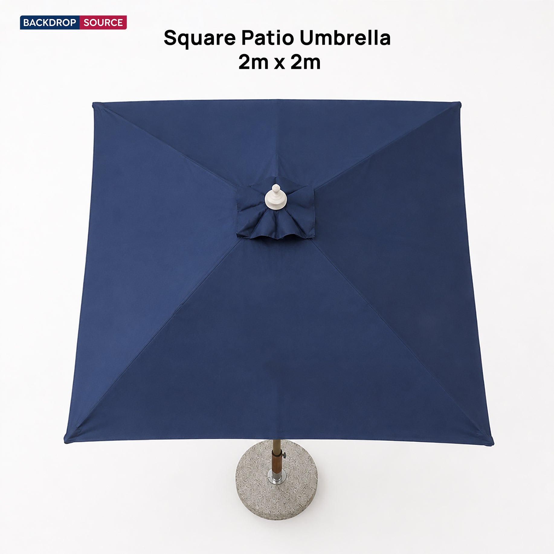 Square Patio Umbrella – 2m x 2m