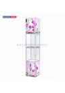 Square Portable Aluminum Spiral Tower Display - 5 Layer Shelves.