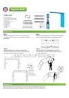 Square shape Tension Fabric Display Arch
