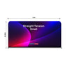 Small Portable Straight Fabric Backdrop - 3m W x 0.9m H