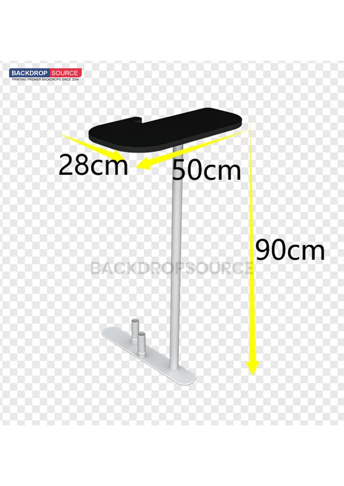 6m Straight Backdrop with Shelf Exhibition Kit.