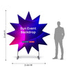 Sun Design Event Backdrop