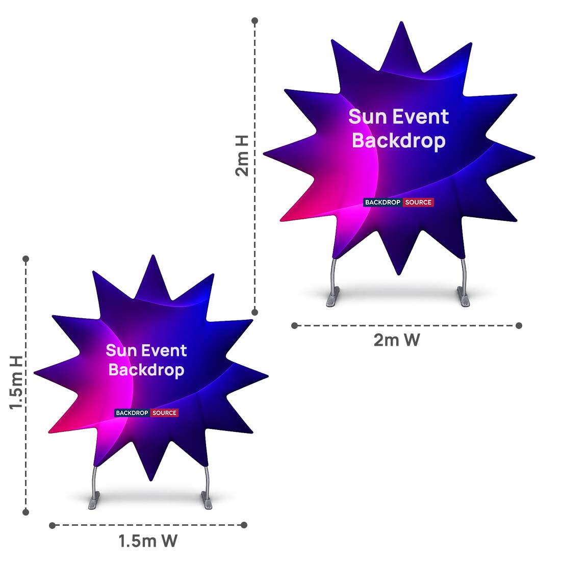 Sun Design Event Backdrop