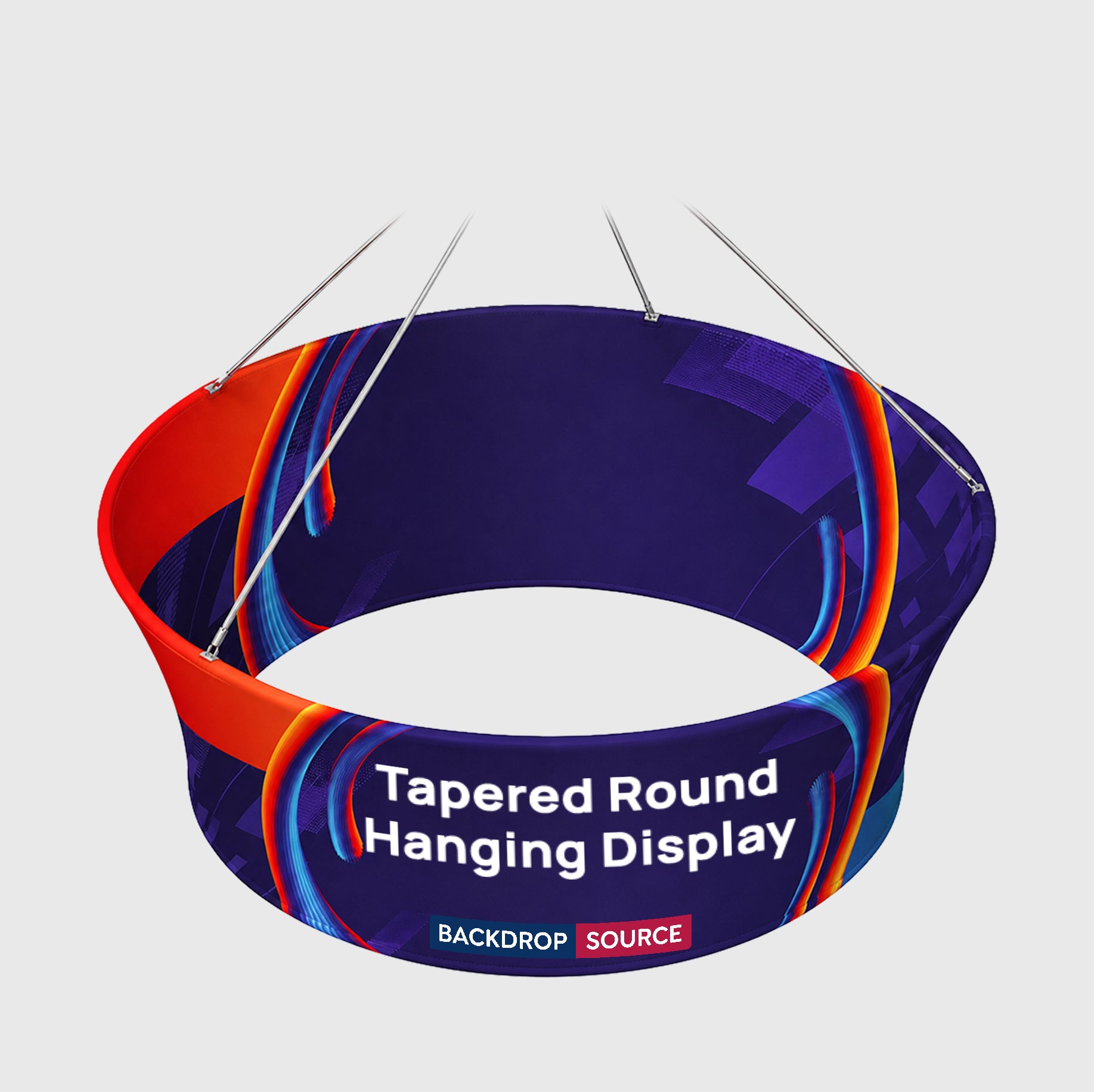 Tapered Round Hanging Display