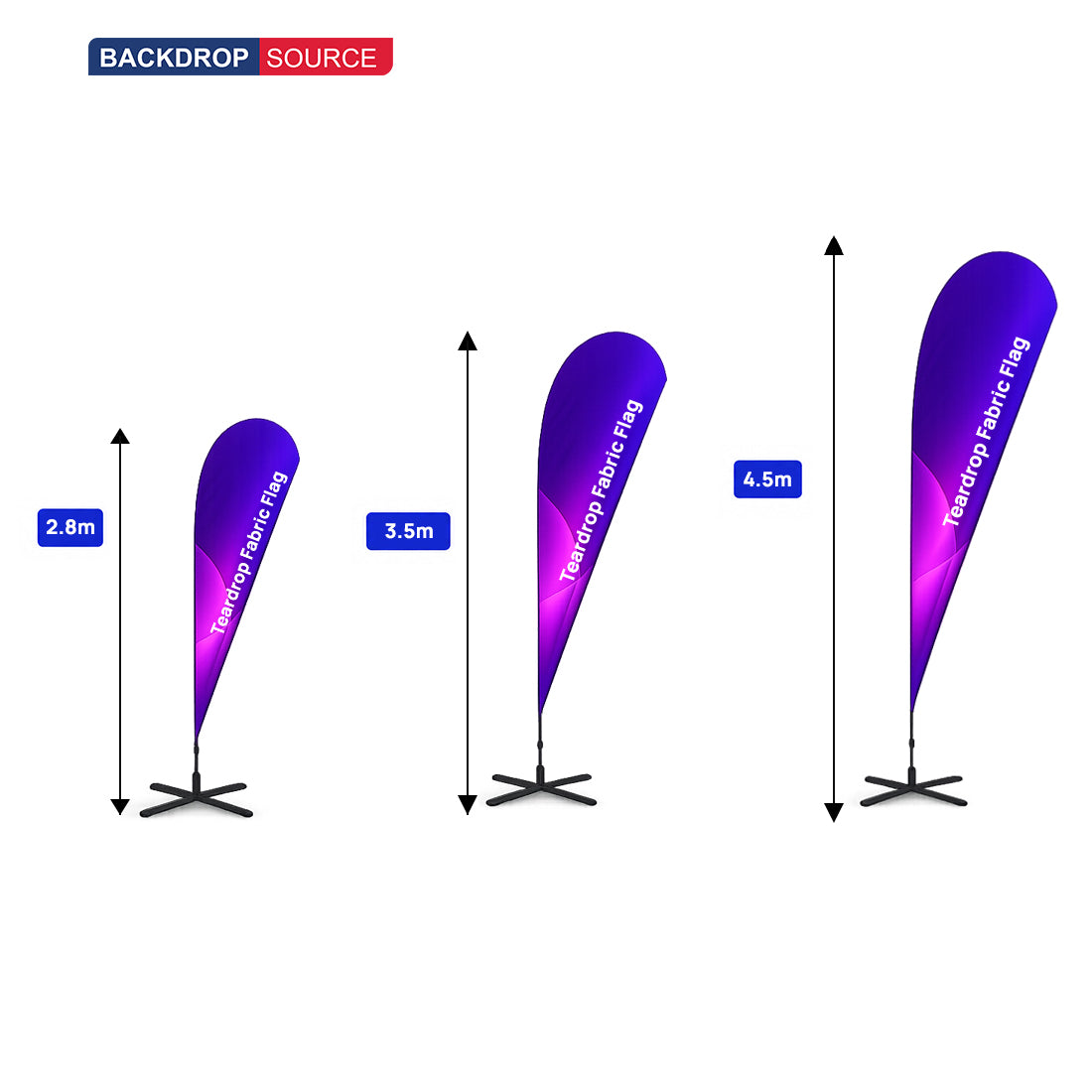 Teardrop Fabric Flag