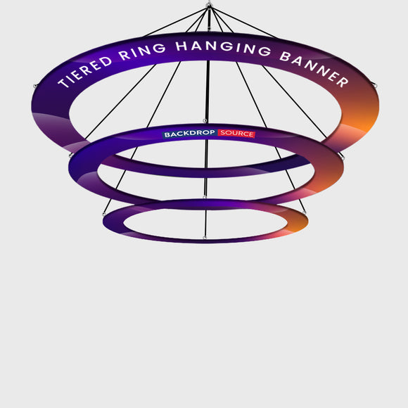 Tiered Ring Hanging Banner