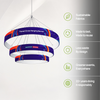 Tiered Circle Hanging Banner