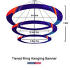Tiered Ring Hanging Banner