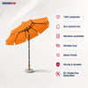 Tilting Patio Umbrellas With Valances – 2.7m x 2.7m
