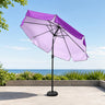 Tilting Patio Umbrellas With Valances (Iron Frame) – 2.7m x 2.7m