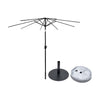Tilting Patio Umbrellas (Iron Frame) – 2.7m x 2.7m