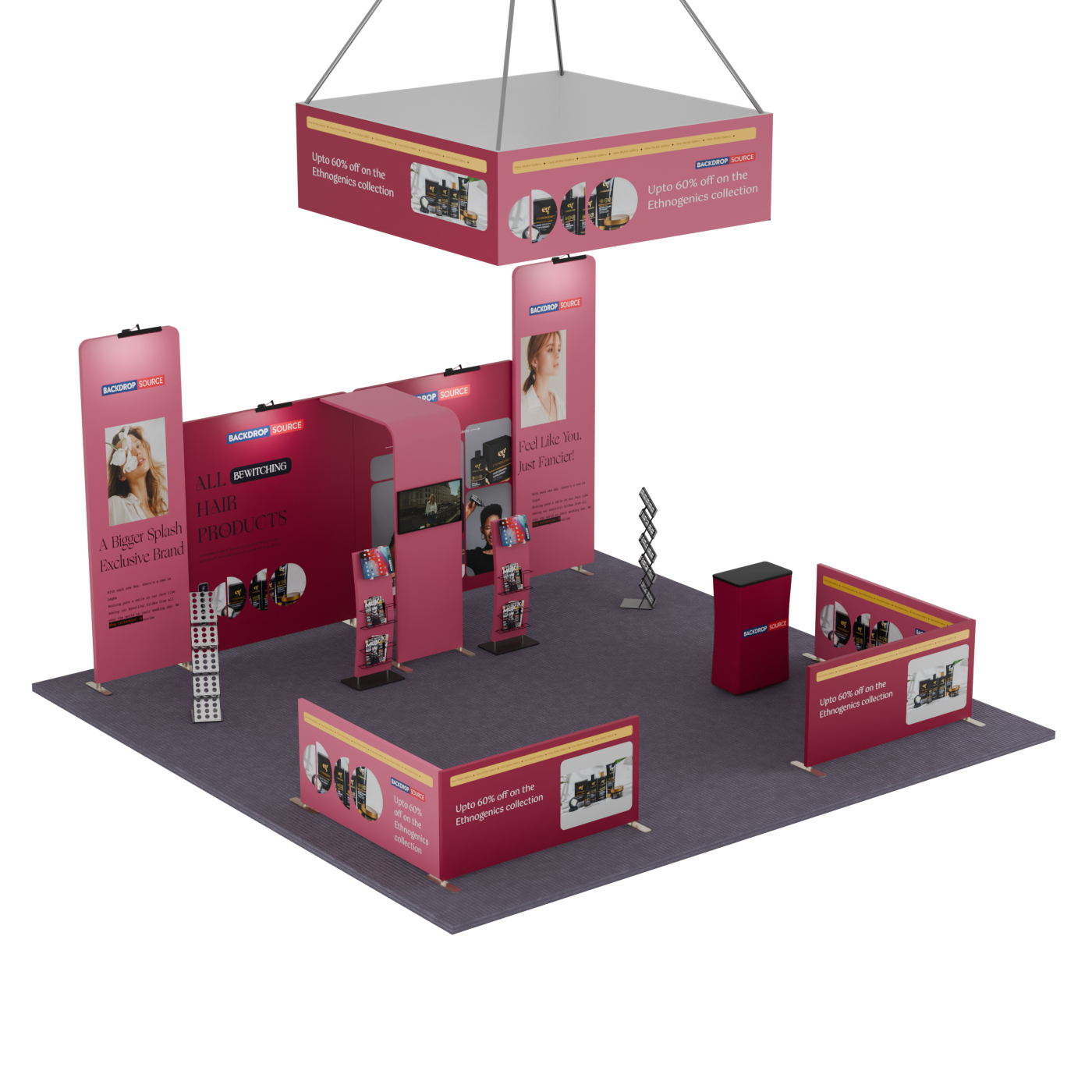 Modular Booth Kits 6m- Model 07