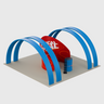 6m Meeting Pod with Round Arch Exhibition Kit.