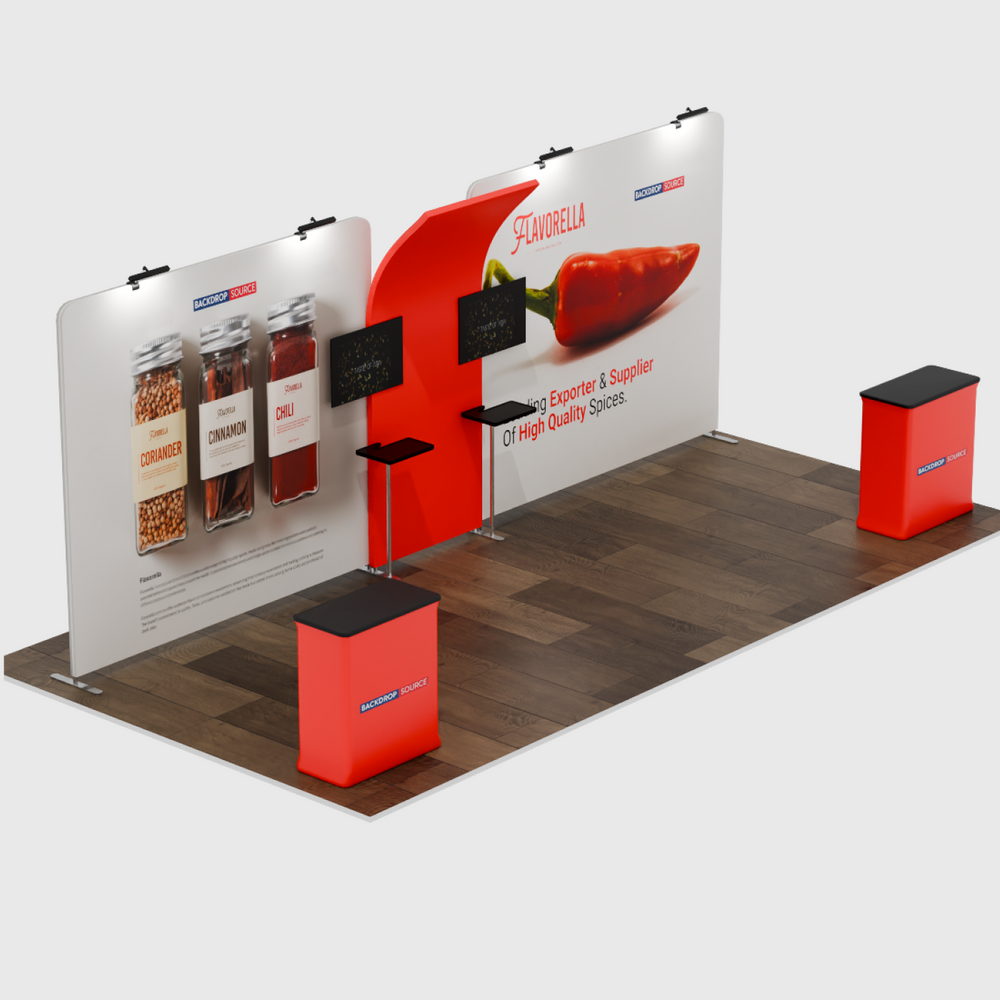 Portable Exhibit Display 6m x 3m - Model 13.