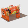 6m Straight Backdrop with Shelf Exhibition Kit.