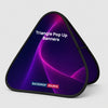 Triangle Fabric Pop Up Banners (Double Side Printed)