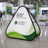 Triangle Fabric Pop Up Banners (Double Side Printed)