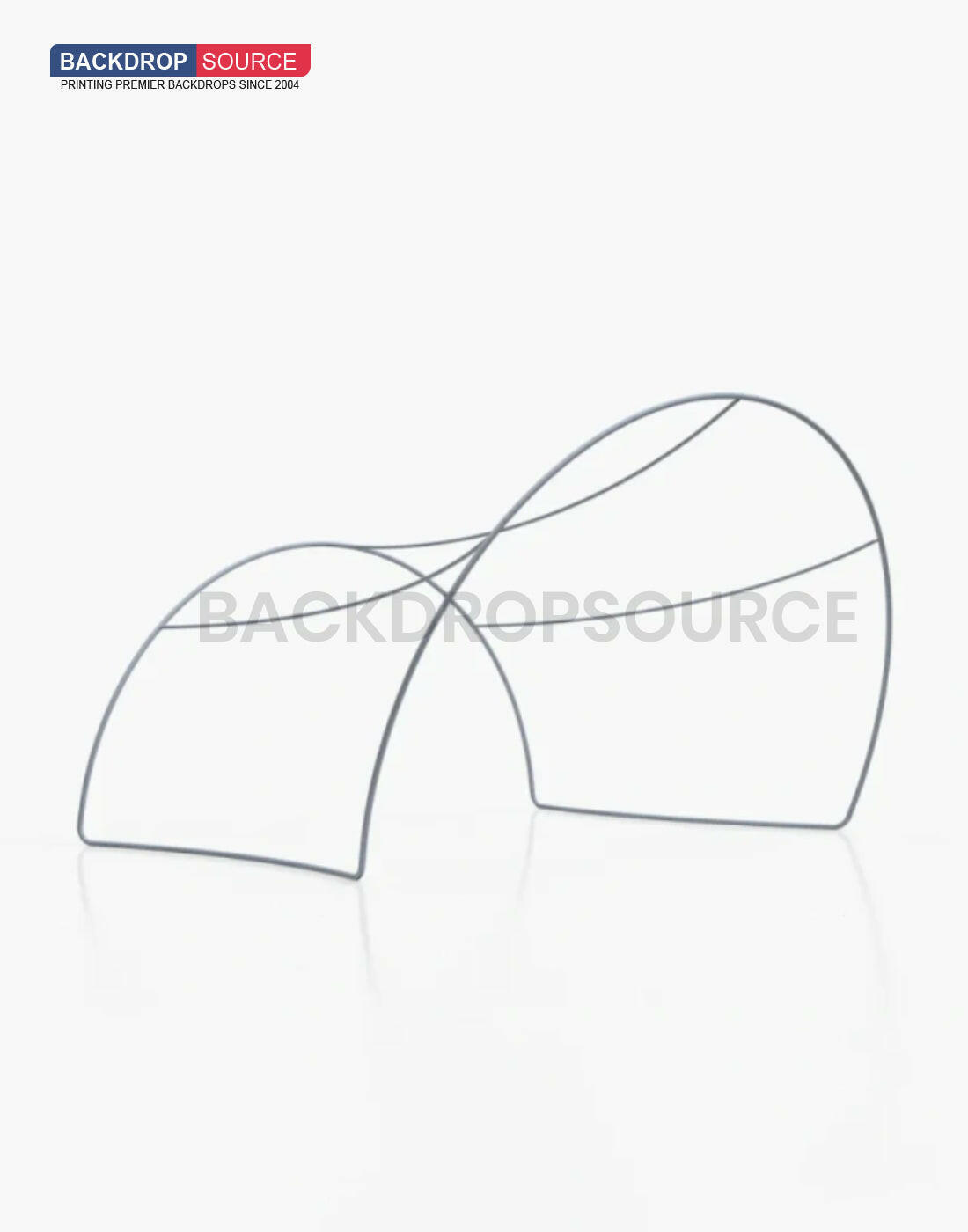 Tunnel Shaped Fabric Display.
