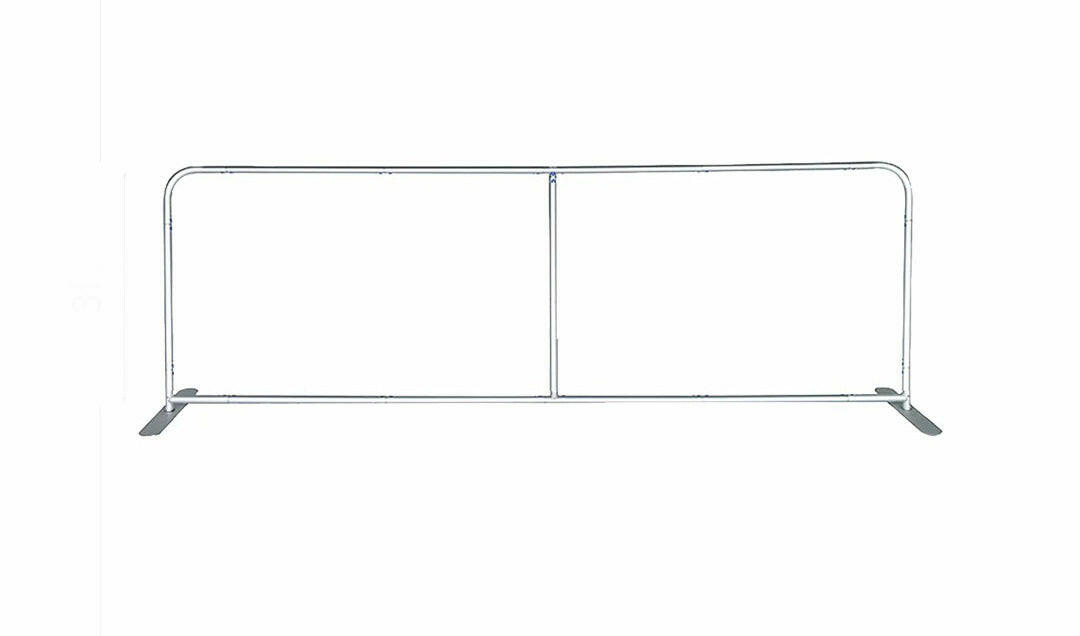 Ultimate 3mx3m Booth Kit with Backwall, Side Walls, Counter, and Lights.