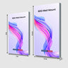 Non-Backlit Wall-Mounted SEG Fabric display - 40mm Depth