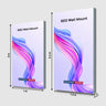 Non-Backlit Wall-Mounted SEG Fabric display - 60mm Depth