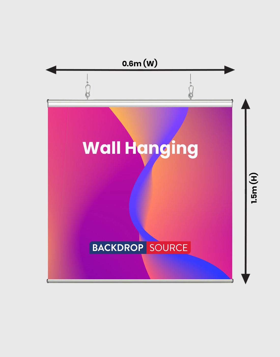 Wall Hanging Backdrop with Clamps ( Customzied Options)