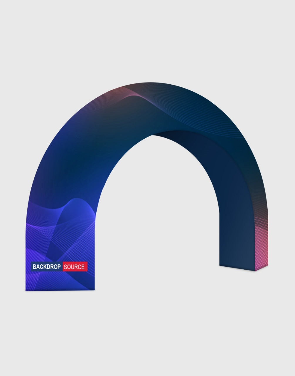 3D Triangular Prism Archway Display