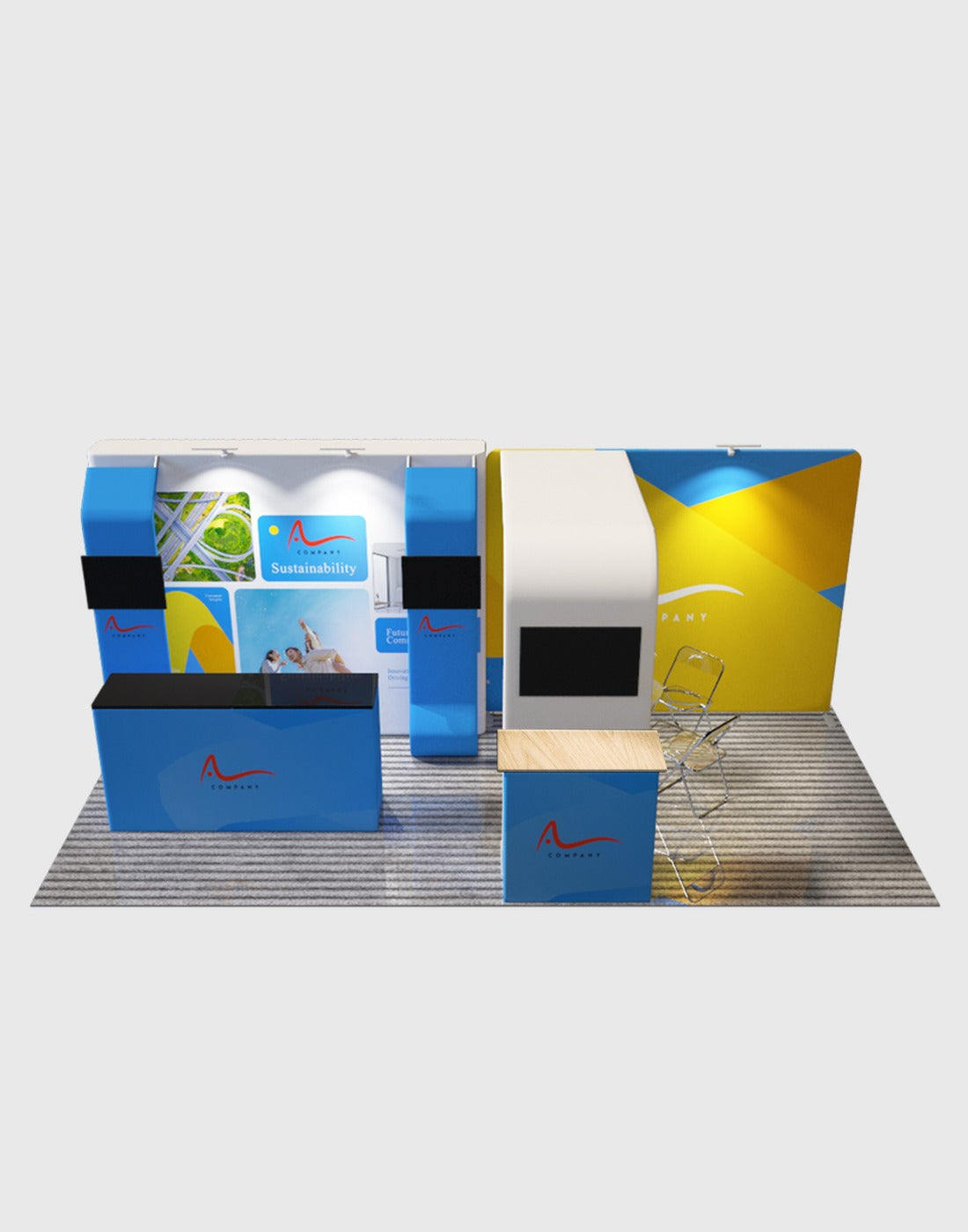 Portable Exhibit Display 6m x 3m - Model 20