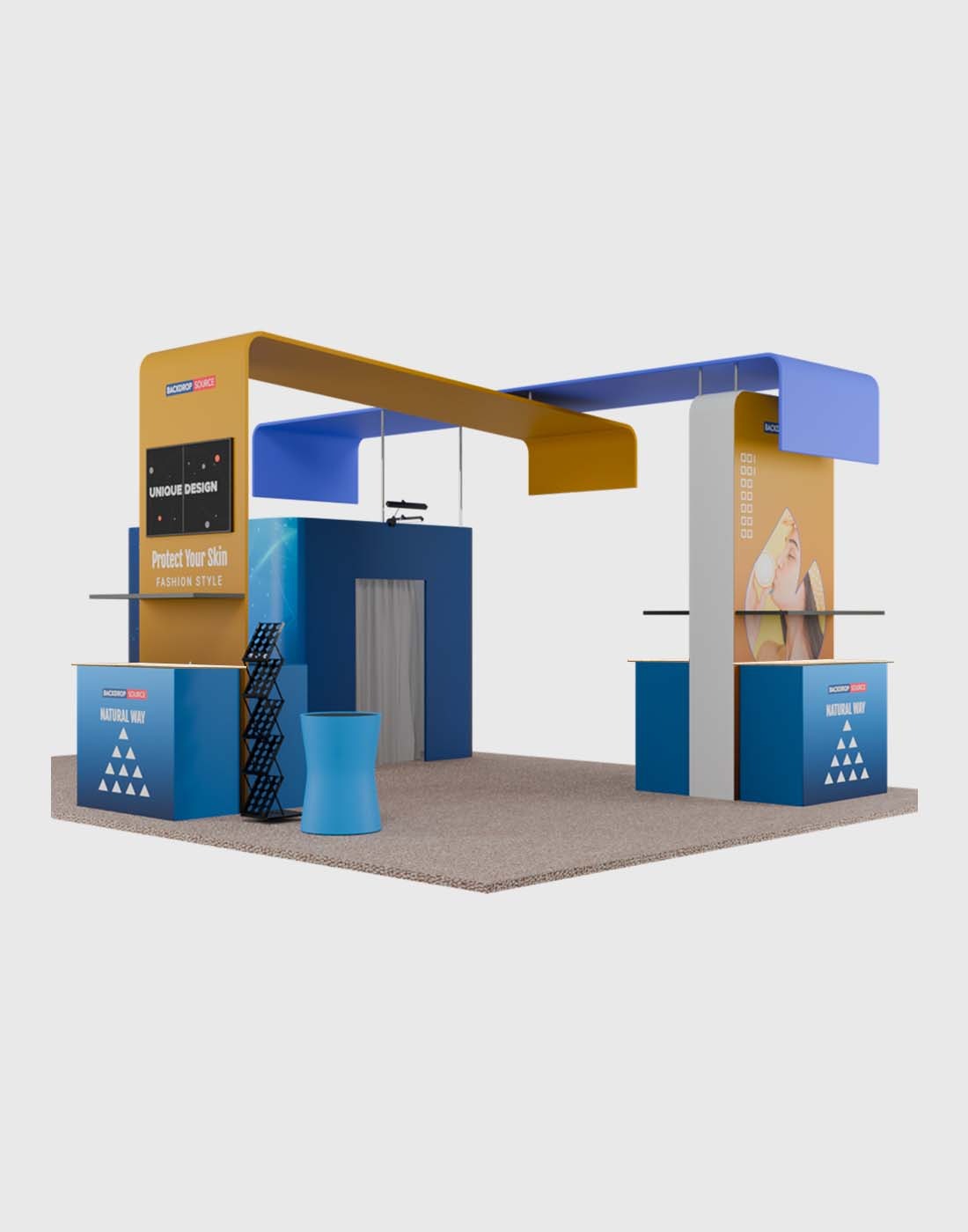 Modular Booth Kits 6m x 6m - Model 12