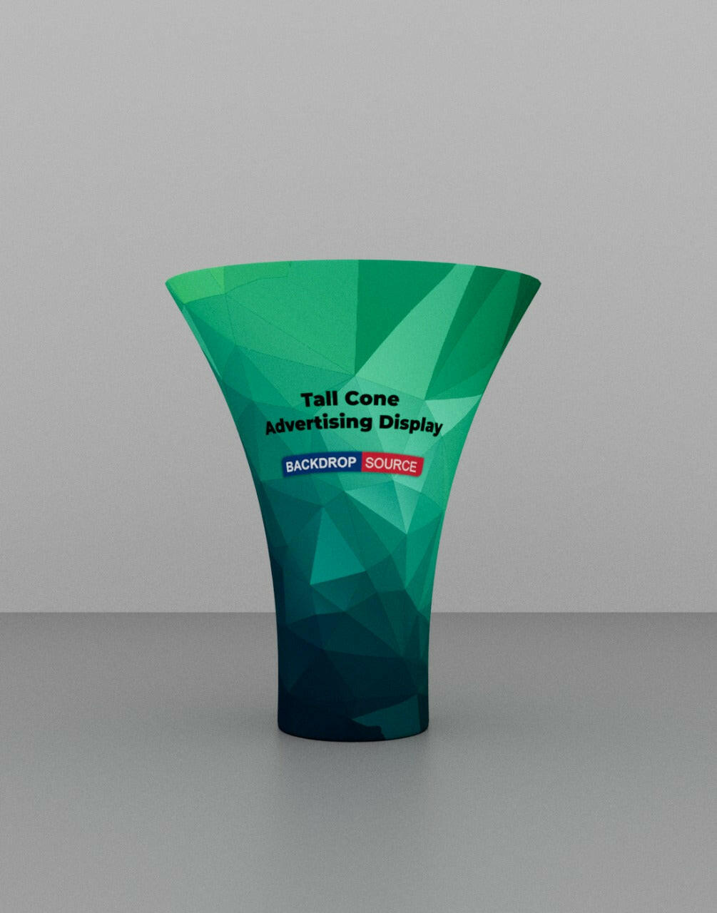 Tall Cone Advertising Display.