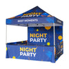 3m x 3m Fabric Event Tent with Folding Counter Table